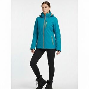 Descente Women’s XL Ski Jacket Dermizax Motion 3D Heat Navi Waterproof